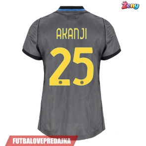 Lacne Ženy Futbalové dres Inter Milan Manuel Akanji #25 2026-27 Krátky Rukáv - Tretina